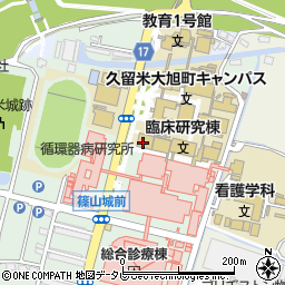 福岡県ナースセンター　筑後サテライト周辺の地図