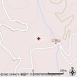 佐賀県小城市江里山周辺の地図