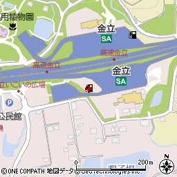 ＥＮＥＯＳ長崎自動車道（下り）金立サービスエリアＳＳ周辺の地図