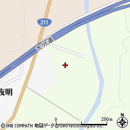 名水美人ファクトリー株式会社　日田工場周辺の地図