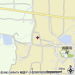 福岡県うきは市吉井町屋部710周辺の地図