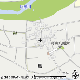 福岡県久留米市善導寺町島603周辺の地図