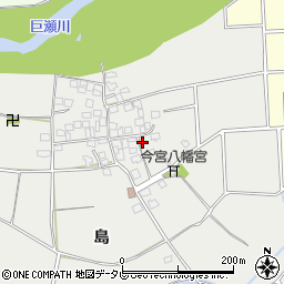 福岡県久留米市善導寺町島704周辺の地図