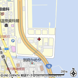 大分県漁業協同組合別府支店亀川営業店周辺の地図
