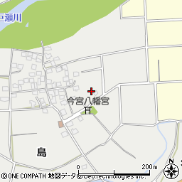 福岡県久留米市善導寺町島723周辺の地図