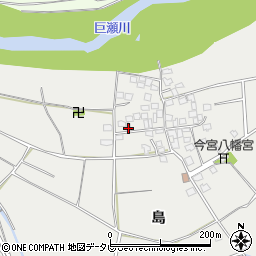 福岡県久留米市善導寺町島615-1周辺の地図