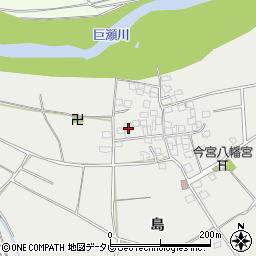福岡県久留米市善導寺町島616周辺の地図