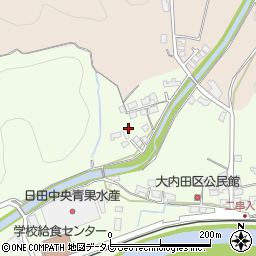 大分県日田市友田2183周辺の地図