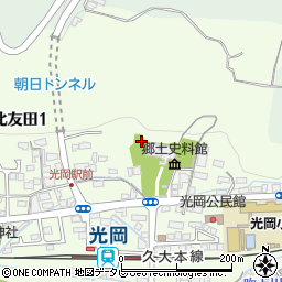 光岡放課後児童クラブ周辺の地図