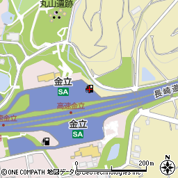 ＥＮＥＯＳ長崎自動車道（上り）金立サービスエリアＳＳ周辺の地図