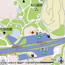 長崎自動車道金立サービスエリア上り線インフォメーション周辺の地図