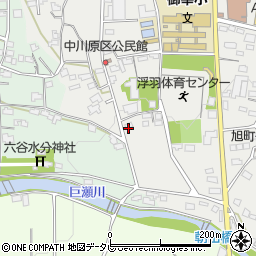 福岡県うきは市浮羽町朝田7周辺の地図