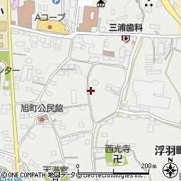 福岡県うきは市浮羽町朝田531-3周辺の地図