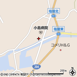 佐賀県伊万里市黒川町塩屋204周辺の地図