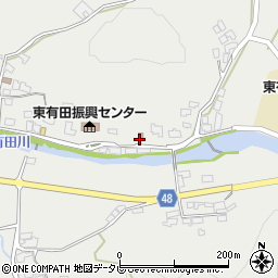 日田東有田郵便局周辺の地図