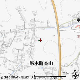 佐賀県唐津市厳木町本山周辺の地図