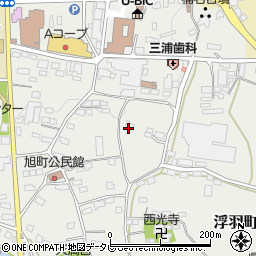 福岡県うきは市浮羽町朝田531周辺の地図