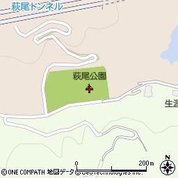 萩尾公園キャンプ場周辺の地図