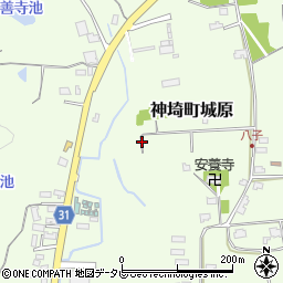 佐賀県神埼市神埼町城原周辺の地図