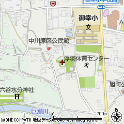 福岡県うきは市浮羽町朝田14-2周辺の地図