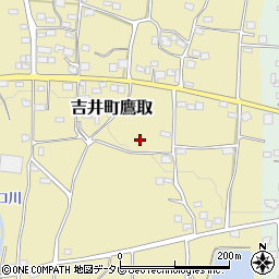 福岡県うきは市吉井町鷹取周辺の地図