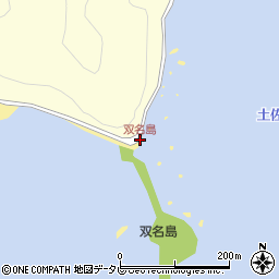 双名島周辺の地図