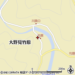 高知県高岡郡中土佐町大野見竹原765周辺の地図