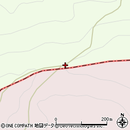 板ケ谷越周辺の地図