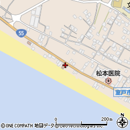 吉良川郵便局 ＡＴＭ周辺の地図
