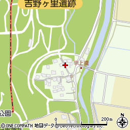 佐賀県神埼郡吉野ヶ里町辛上周辺の地図