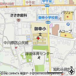 福岡県うきは市浮羽町朝田412周辺の地図