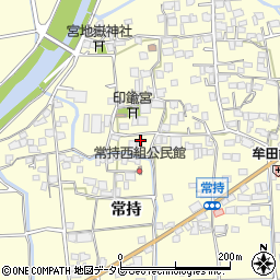 福岡県久留米市大橋町常持252周辺の地図