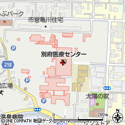 ローソン別府医療センター店周辺の地図