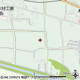 福岡県うきは市浮羽町浮羽周辺の地図