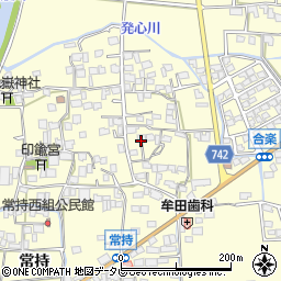 福岡県久留米市大橋町常持961-2周辺の地図