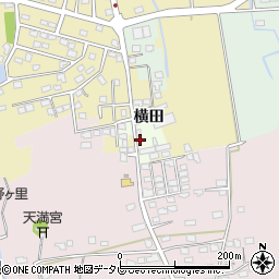 佐賀県神埼郡吉野ヶ里町横田周辺の地図