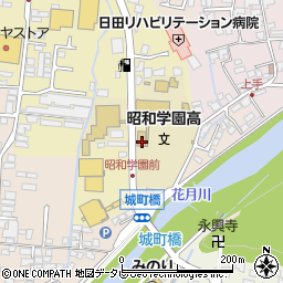 大分県日田市渡里8周辺の地図