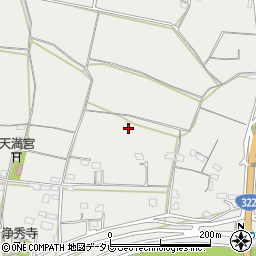 福岡県久留米市宮ノ陣町大杜周辺の地図