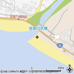 吉良川大橋周辺の地図