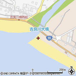 吉良川大橋周辺の地図