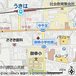 福岡県うきは市浮羽町朝田408-4周辺の地図