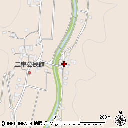 大分県日田市二串町周辺の地図