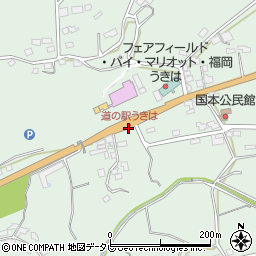 道の駅うきは周辺の地図