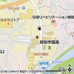 大分県日田市日ノ出町16-5周辺の地図