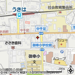 福岡県うきは市浮羽町朝田408周辺の地図