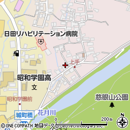 大分県日田市西有田16-1周辺の地図