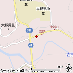 高知県高岡郡中土佐町大野見吉野163周辺の地図