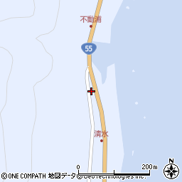 ａｐｏｌｌｏｓｔａｔｉｏｎ室戸岬ＳＳ周辺の地図