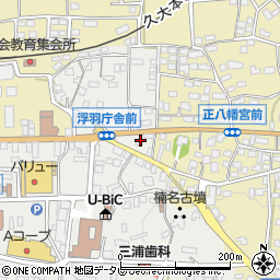 有限会社朝田タクシー　本社周辺の地図