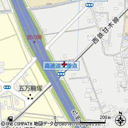 福岡県久留米市宮ノ陣町五郎丸1630周辺の地図